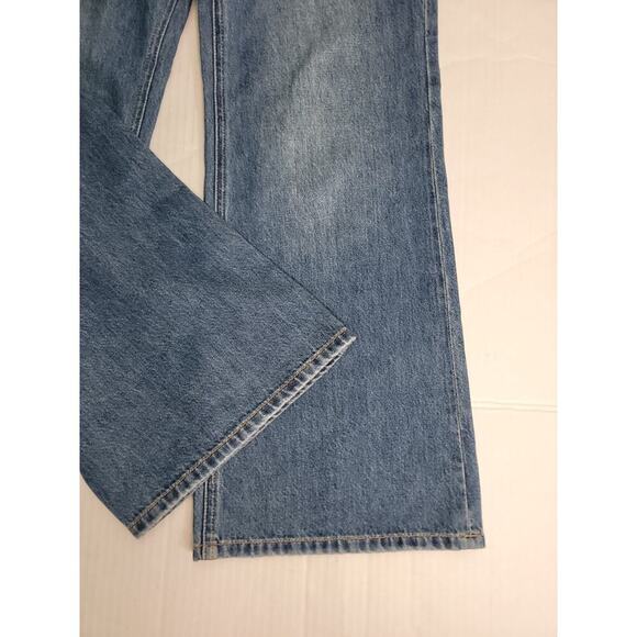 Alice and Olivia Wide Leg Jeans Size 26 High Rise Crop Boho Classic - Picture 4 of 12
